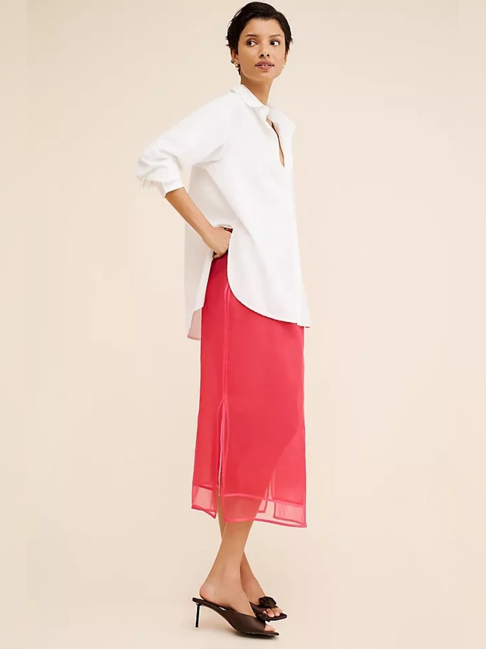 Donni The Organza Simple Skirt